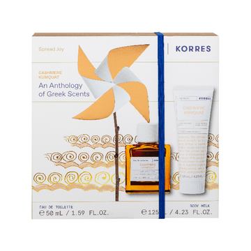 Korres Cashmere Kumquat Σετ Αρώματος και Body Milk